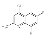 4-Chloro-6,8-difluoro-2-methylquinoline Structure