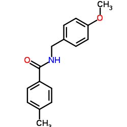 N-(4-Methoxybenzyl)-4-methylbenzamide structure