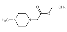 2-(4-甲基哌嗪-1-基)乙酸乙酯结构式