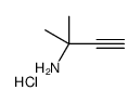 2-methylbut-3-yn-2-amine hydrochloride Structure
