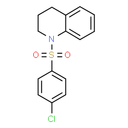 1-((4-chlorophenyl)sulfonyl)-1,2,3,4-tetrahydroquinoline结构式