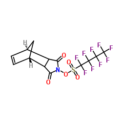 N-羟基-5-降冰片烯-2,3-二酰胺九氟丁烷磺酸图片