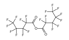 2,2,3,3,4,4,5,5,5-nonafluoropentanoyl 2,2,3,3,4,4,5,5,5-nonafluoropentanoate structure