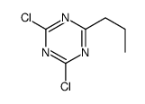 2,4-dichloro-6-propyl-1,3,5-triazine结构式