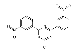 2-chloro-4,6-bis-(3-nitro-phenyl)-[1,3,5]triazine Structure