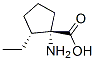 Cyclopentanecarboxylic acid, 1-amino-2-ethyl-, (1S,2R)- (9CI) structure