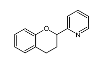 Pyridine, 2-(3,4-dihydro-2H-1-benzopyran-2-yl)- (9CI) structure