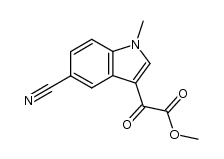 methyl (5-cyano-1-methyl-1H-indol-3-yl)(oxo)acetate Structure