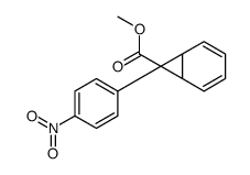 methyl 7-(4-nitrophenyl)bicyclo[4.1.0]hepta-2,4-diene-7-carboxylate结构式