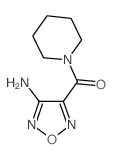 (4-Amino-furazan-3-yl)-piperidin-1-yl-methanone Structure