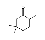 2,5,5-trimethyl-cyclohexanone Structure