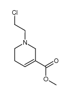1-(2-Chloroethyl)-3-methoxycarbonyl-1,2,5,6-tetrahydropyridine结构式