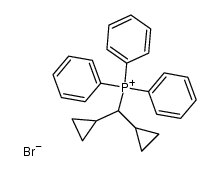 (Dicyclopropylmethyl)-triphenylphosphonium-bromid Structure