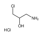 1-Amino-3-chloro-2-propanol hydrochloride (1:1)结构式