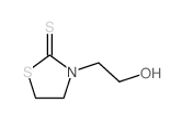3-(2-hydroxyethyl)thiazolidine-2-thione Structure