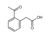 2-(2-acetylphenyl)acetic acid structure