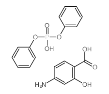 4-amino-2-hydroxy-benzoic acid; diphenoxyphosphinic acid picture