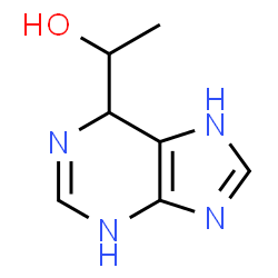 6,7-Dihydro-α-methyl-1H-purine-6-methanol structure