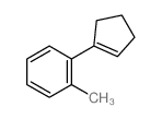 1-(1-cyclopentenyl)-2-methyl-benzene Structure