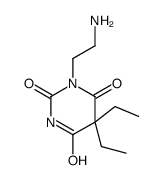 1-(2-aminoethyl)-5,5-diethyl-1,3-diazinane-2,4,6-trione Structure