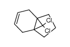 (3aα,7aα)-8,8-dichloro-2,3,4,7-tetrahydro-3a,7a-methano-1H-indene结构式