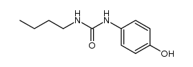 1-butyl-3-(4-hydroxyphenyl)urea Structure