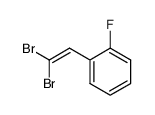 1-(2,2-dibromovinyl)-2-fluorobenzene Structure