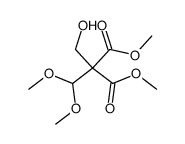 dimethoxymethyl-hydroxymethyl-malonic acid dimethyl ester Structure