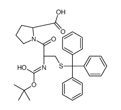 BOC-CYS(TRT)-PRO-OH结构式