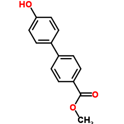 Methyl 4'-hydroxy-4-biphenylcarboxylate Structure