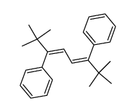 2,2,7,7-tetramethyl-3,6-diphenyl-octa-3,5-diene Structure