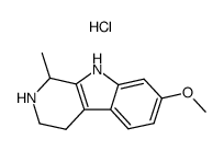 1,2,3,4-tetrahydroharmine Structure