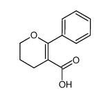 2-phenyl-5,6-dihydro-4H-pyran-3-carboxylic acid结构式