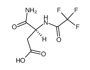 N2-trifluoroacetyl-L-isoasparagine结构式