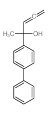 2-(4-phenylphenyl)penta-3,4-dien-2-ol Structure