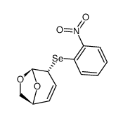 (1S,4R,5R)-4-((2-nitrophenyl)selanyl)-6,8-dioxabicyclo[3.2.1]oct-2-ene Structure