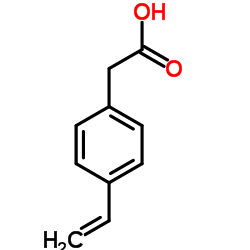 (4-Vinylphenyl)acetic acid structure