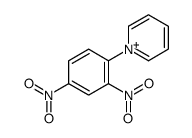 1-(2,4-dinitrophenyl)pyridin-1-ium结构式