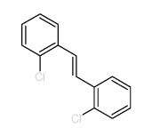 Benzene,1,1'-(1,2-ethenediyl)bis(2-chloro-) Structure