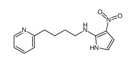 3-nitro-N-(4-pyridin-2-ylbutyl)-1H-pyrrol-2-amine Structure