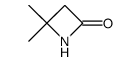 2-AZETIDINONE, 4,4-DIMETHYL- Structure