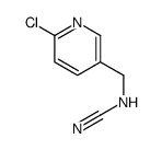 (6-chloropyridin-3-yl)methylcyanamide Structure