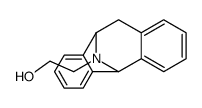 (+-)-10,11-Dihydro-5H-dibenzo(a,d)cyclohepten-5,10-imine-12-ethanol结构式