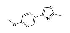 4-(4-Methoxyphenyl)-2-methylthiazole structure