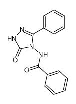 Benzamido-4 phenyl-3 triazole-1,2,4 one-5结构式