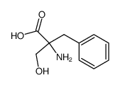 (+/-)-α-benzylserine Structure