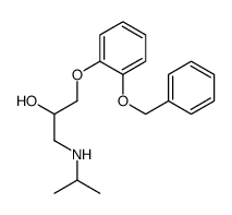1-(2-phenylmethoxyphenoxy)-3-(propan-2-ylamino)propan-2-ol结构式