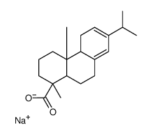 sodium [1R-(1alpha,4abeta,4balpha,10a.alpha)]-1,2,3,4,4a,4b,5,9,10,10a-decahydro-7-isopropyl-1,4a-dimethylphenanthren-1-carboxylate Structure