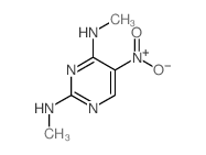 2,4-Pyrimidinediamine,N2,N4-dimethyl-5-nitro- Structure