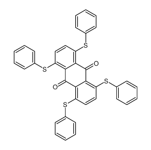 1,4,5,8-tetrakis(phenylthio)anthraquinone结构式